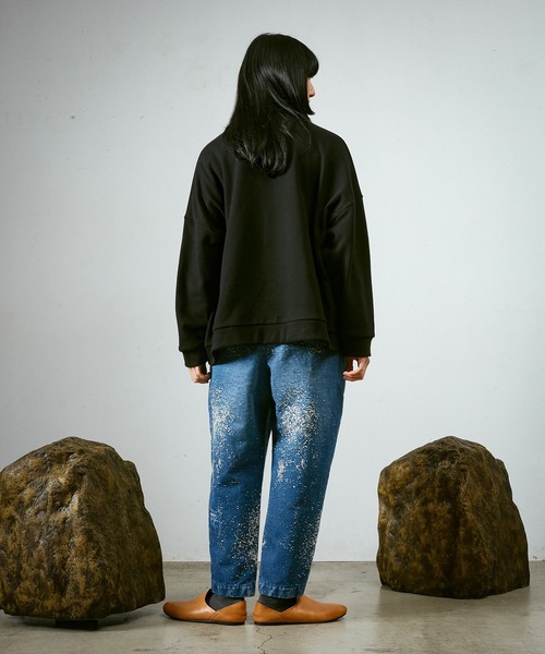 Dulcamara（ドゥルカマラ）の「グラニュールデニムオーバータックPT-U（デニムパンツ・メンズ・インディゴブルー・0/2/1）」の4枚目の写真