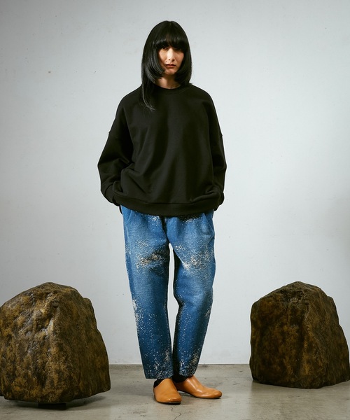 Dulcamara（ドゥルカマラ）の「グラニュールデニムオーバータックPT-U（デニムパンツ・メンズ・インディゴブルー・0/2/1）」の5枚目の写真