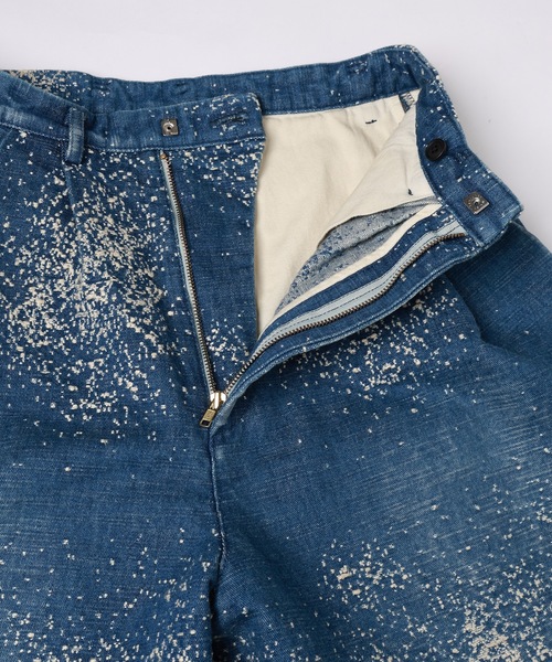 Dulcamara（ドゥルカマラ）の「グラニュールデニムオーバータックPT-U（デニムパンツ・メンズ・インディゴブルー・0/2/1）」の7枚目の写真