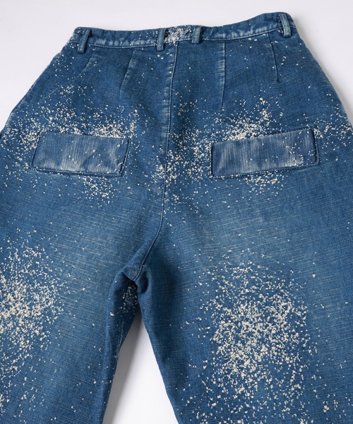 Dulcamara（ドゥルカマラ）の「グラニュールデニムオーバータックPT-U（デニムパンツ・メンズ・インディゴブルー・0/2/1）」の8枚目の写真