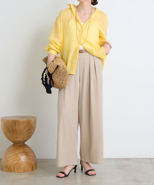 きいろさん専用Jena espace merveilleux バッククロスシャツ きいろさん専用Jena espace merveilleux バッククロスシャツ