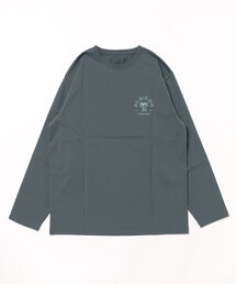 PARADISE UTILITY L/S TEE アーモンドプリント水陸両用ユーティリティ長袖Tシャツ