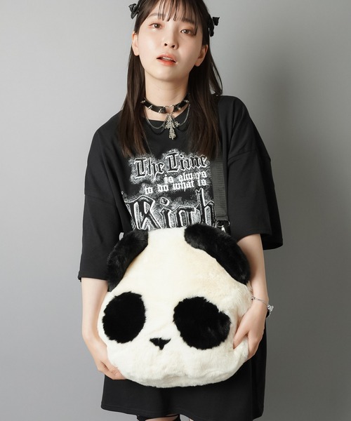 SPINNS（スピンズ）の「ビッグショルダーバッグ/パンダ（ショルダーバッグ・レディース・その他・ONESIZE）」の6枚目の写真