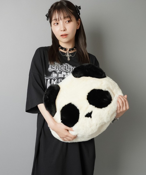 SPINNS（スピンズ）の「ビッグショルダーバッグ/パンダ（ショルダーバッグ・レディース・その他・ONESIZE）」の5枚目の写真