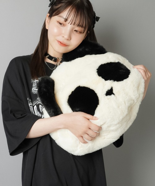 SPINNS（スピンズ）の「ビッグショルダーバッグ/パンダ（ショルダーバッグ・レディース・その他・ONESIZE）」の2枚目の写真