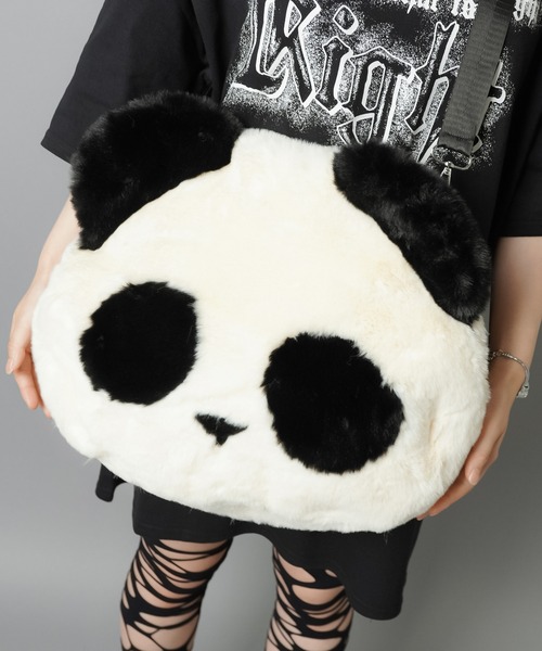 ビッグショルダーバッグ/パンダ（ショルダーバッグ）｜SPINNS