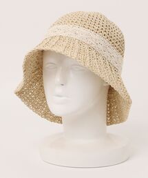 WEGO | WEGO/レースリボンストローハット(ハット)