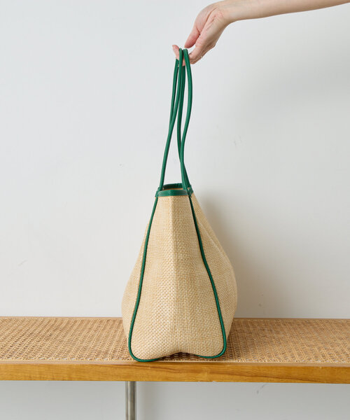 Jena espace merveilleux（ジェナ　エスパスメルヴェイユ）の「アンダリアビッグバッグ（トートバッグ・レディース・ブラック/グリーン・FREE）」の11枚目の写真