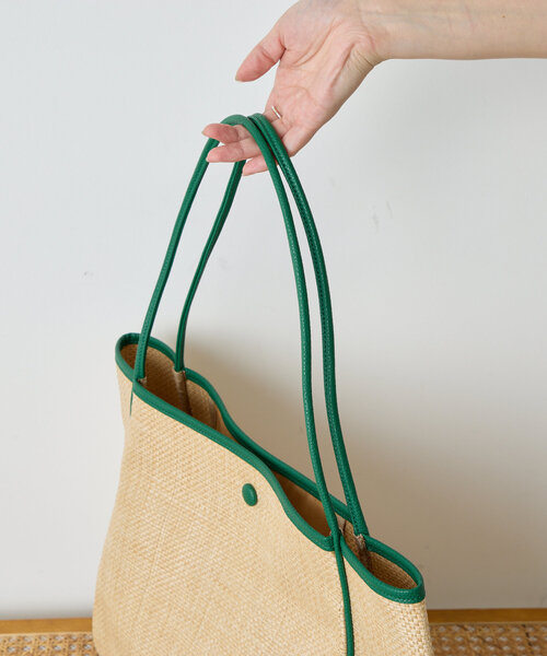 Jena espace merveilleux（ジェナ　エスパスメルヴェイユ）の「アンダリアビッグバッグ（トートバッグ・レディース・ブラック/グリーン・FREE）」の14枚目の写真