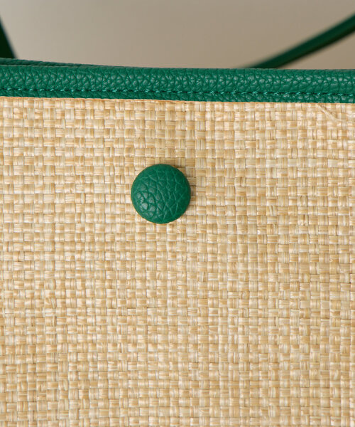 Jena espace merveilleux（ジェナ　エスパスメルヴェイユ）の「アンダリアビッグバッグ（トートバッグ・レディース・ブラック/グリーン・FREE）」の15枚目の写真