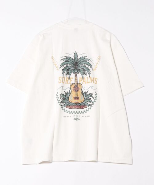 Kahiko（カヒコ）の「【Kahiko】SURF＆Palms アンディメンズTシャツ（Tシャツ/カットソー・メンズ・ブラック系その他/ホワイト/ホワイト系その他/ブラック・FREE）」の2枚目の写真