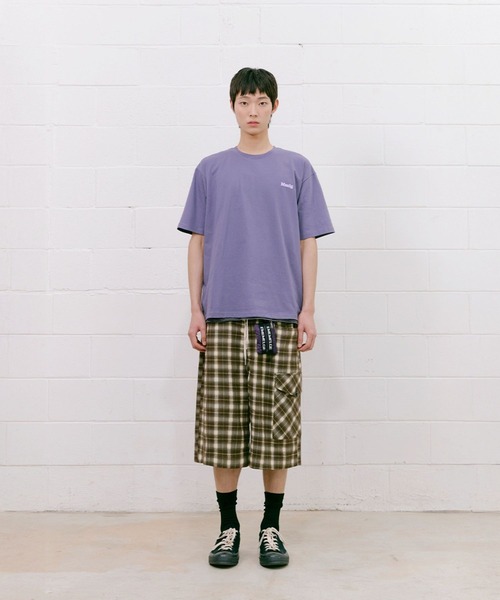 87mm（87mm）の「【UNISEX】Mmlg／HIDEANDSEE T（Tシャツ/カットソー・レディース・パープル/ネイビー/クリーム・SMALL/MEDIUM/LARGE）」の4枚目の写真