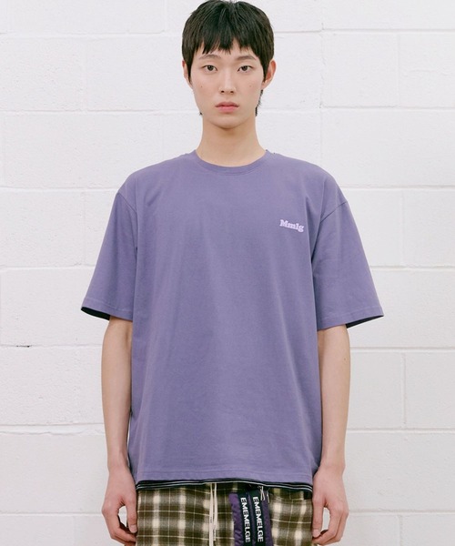 87mm（87mm）の「【UNISEX】Mmlg／HIDEANDSEE T（Tシャツ/カットソー・レディース・パープル/ネイビー/クリーム・SMALL/MEDIUM/LARGE）」の7枚目の写真