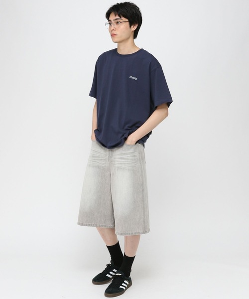 87mm（87mm）の「【UNISEX】Mmlg／HIDEANDSEE T（Tシャツ/カットソー・レディース・パープル/ネイビー/クリーム・SMALL/MEDIUM/LARGE）」の9枚目の写真