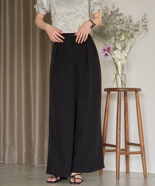 セール】tuck wide pants / タックワイドパンツ（その他パンツ