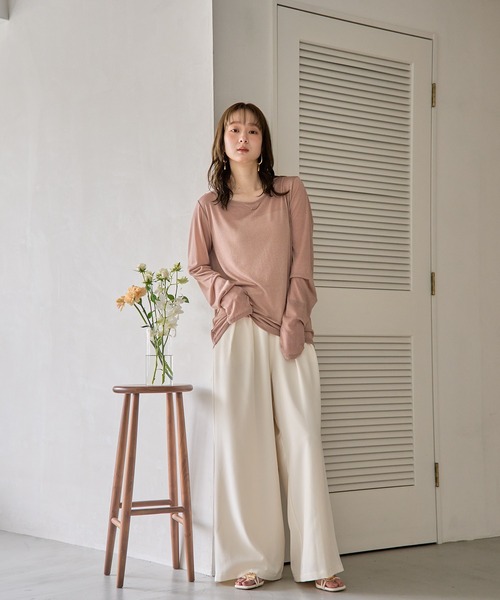 セール】tuck wide pants / タックワイドパンツ（その他パンツ