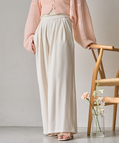 セール】tuck wide pants / タックワイドパンツ（その他パンツ