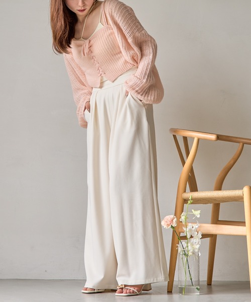 セール】tuck wide pants / タックワイドパンツ（その他パンツ