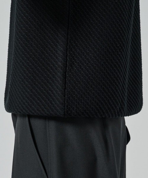 markaware（マーカウェア）の「SKIPPER KNIT（ポロシャツ・メンズ・チャコールグレー/ブラック・1/2）」の10枚目の写真