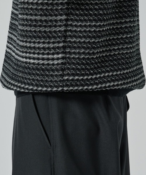 markaware（マーカウェア）の「SKIPPER KNIT（ポロシャツ・メンズ・チャコールグレー/ブラック・1/2）」の18枚目の写真