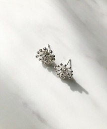 コンパクトメタルスパークルピアス