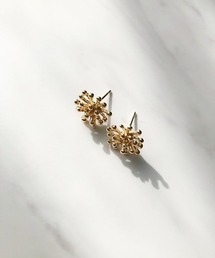 コンパクトメタルスパークルピアス