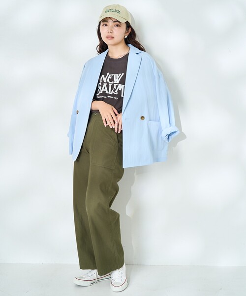 FREAK'S STORE(フリークスストア)の「washout vintage プリントTシャツ/ウォッシュアウト ヴィンテージプリントTシャツ/ロゴTシャツ(Tシャツ/カットソー・レディース・チャコール/レッド/オフホワイト・フリ-)」の15枚目の写真