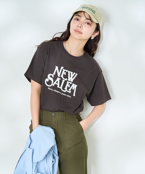 tシャツ ヴィンテージプリントワッフルTシャツ レディース VENCE EXCHANGE tシャツ MADISONリンガーT レディース