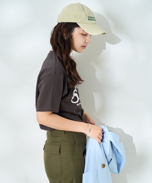 FREAK'S STORE(フリークスストア)の「washout vintage プリントTシャツ/ウォッシュアウト ヴィンテージプリントTシャツ/ロゴTシャツ(Tシャツ/カットソー・レディース・チャコール/レッド/オフホワイト・フリ-)」の20枚目の写真