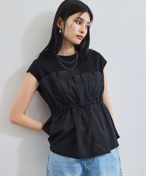 美品❗️メゾンスペシャル デニムビスチェ　ペプラム　ベアトップ 美品❗️メゾンスペシャル デニムビスチェ ペプラム ベアトップ