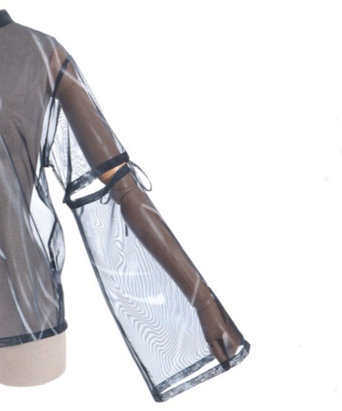 axes femme POETIQUE(アクシーズファムポエティック)の「マーブルシアートップス(Tシャツ/カットソー・レディース・ワイン/ブラック/ブルー・MEDIUM)」の16枚目の写真