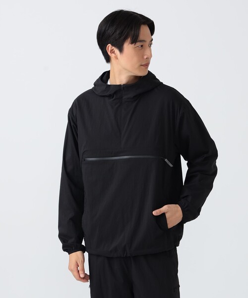 BEAMS GOLF（ビームスゴルフ）の「B.G.THREE / ALL-TIME ナイロン アノラックパーカー（ブルゾン・メンズ・ネイビー/ブラック・MEDIUM/X-LARGE/LARGE）」の5枚目の写真