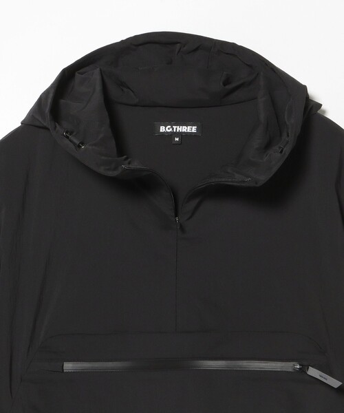 BEAMS GOLF（ビームスゴルフ）の「B.G.THREE / ALL-TIME ナイロン アノラックパーカー（ブルゾン・メンズ・ネイビー/ブラック・MEDIUM/X-LARGE/LARGE）」の11枚目の写真