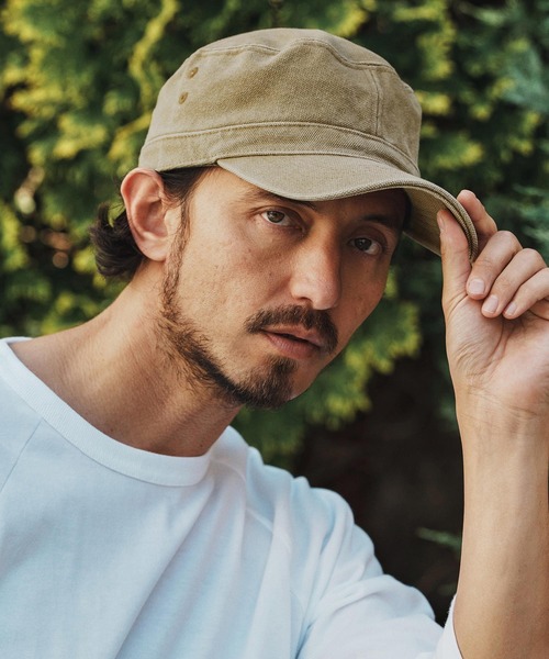 CAMBIO（カンビオ）の「mko12943- Used Like Work Cap ワークキャップ（キャップ・メンズ・ベージュ/ブラック/カーキオリーブ・M/L）」の7枚目の写真