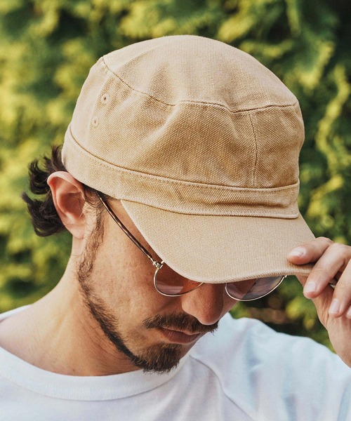 CAMBIO（カンビオ）の「mko12943- Used Like Work Cap ワークキャップ（キャップ・メンズ・ベージュ/ブラック/カーキオリーブ・M/L）」の8枚目の写真