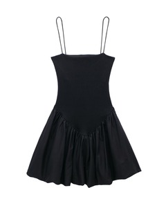 Two-Tone Balloon Mini Dress（ワンピース）｜Her lip to（ハー