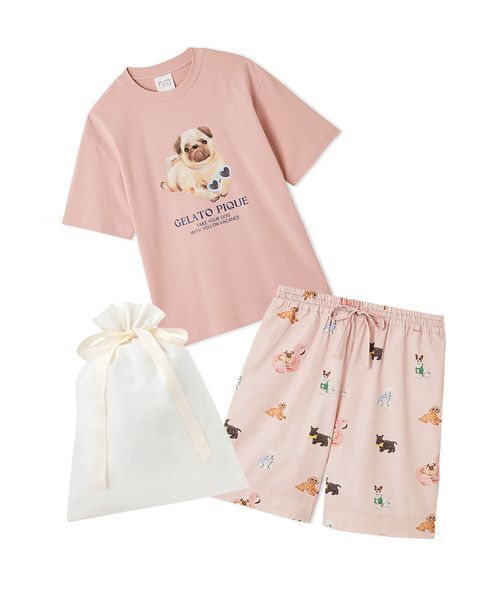 セール】【ラッピング済み】【UNISEX】ワンポイントTシャツ&DOG