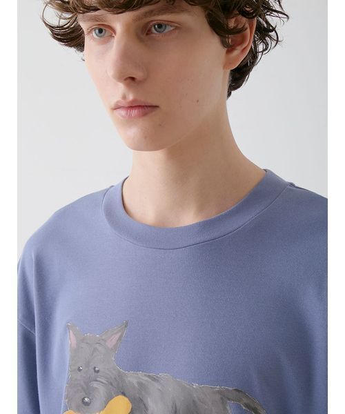 セール】【ラッピング済み】【UNISEX】ワンポイントTシャツ&DOG
