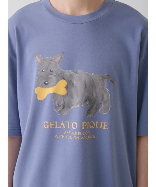 セール】【ラッピング済み】【UNISEX】ワンポイントTシャツ&DOG