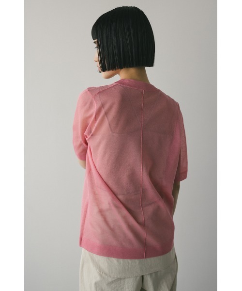 tシャツ ウォッシャブルリネンニットT レディース STYLEMIXER tシャツ ウォッシャブルリネンニットT レディース