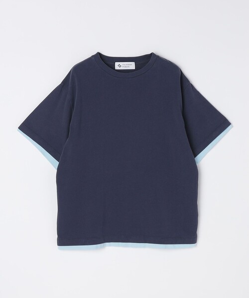 City Ambient Products(シティアンビエントプロダクツ)の「City Ambient Products: フェイク レイヤード Tシャツ(Tシャツ/カットソー・メンズ・ネイビー/ブラック/オフホワイト・SMALL/MEDIUM/LARGE)」の3枚目の写真