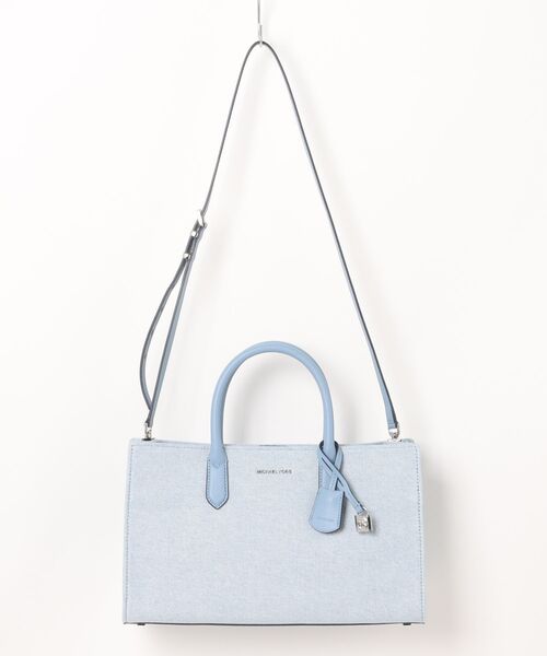 COS ホワイト 三角形 ハンドバッグ 新品未使用 Michael Kors マイケルコース 水彩柄 トートバッグ PVC