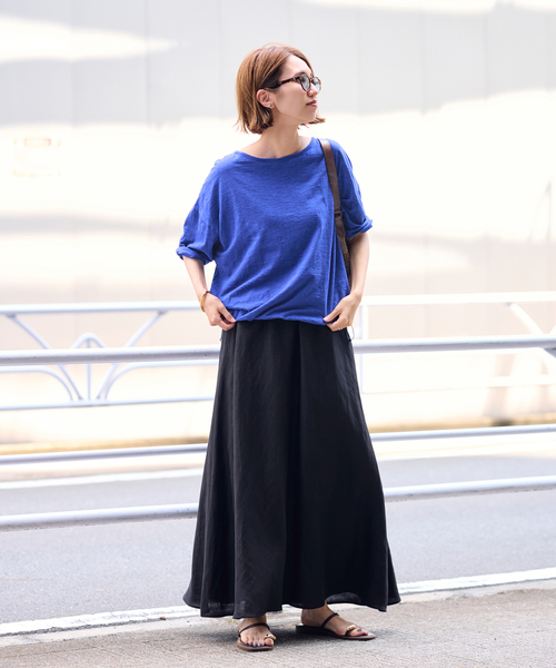 tシャツ マーブルテンジクドロストT レディース マーブルテンジクドロストT（Tシャツ/カットソー）｜FRAMeWORK