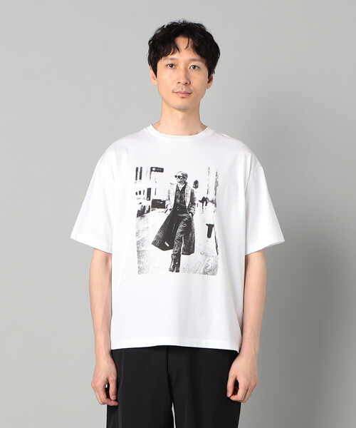β MEN(ベータメン)の「ウォーキングガールプリント Tシャツ(Tシャツ/カットソー・メンズ・グリーン/ホワイト/チャコールグレー・L/M)」の12枚目の写真