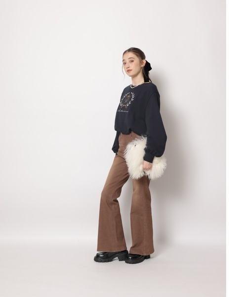 Rirandture 美脚セミフレアデニムパンツ 美脚セミフレアデニムパンツ | デニム | Rirandture（リランド