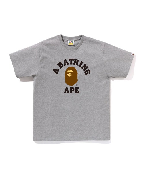 A BATHING APE（アベイシングエイプ）の「COLLEGE TEE（Tシャツ/カットソー・メンズ・ブルー/グレー/ブラック/ライトグリーン/ブラウン/バーガンディー/ホワイト/ネイビー・XXX-LARGE/MEDIUM/SMALL/XX-LARGE/X-LARGE/LARGE）」の3枚目の写真