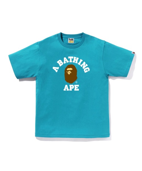 A BATHING APE（アベイシングエイプ）の「COLLEGE TEE（Tシャツ/カットソー・メンズ・ブルー/グレー/ブラック/ライトグリーン/ブラウン/バーガンディー/ホワイト/ネイビー・XXX-LARGE/MEDIUM/SMALL/XX-LARGE/X-LARGE/LARGE）」の7枚目の写真