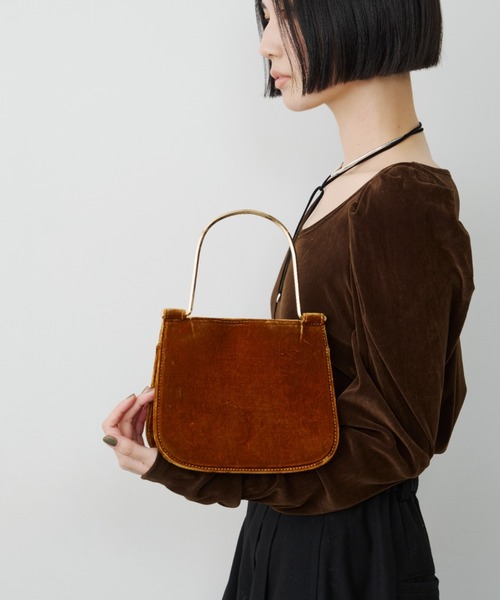 LE VERNIS(ル・ベルニ)の「LE VERNIS(ル・ベルニ)Metal handle minibag(ハンドバッグ・レディース・ブラウン/パイソン/ブラック・FREE)」の1枚目の写真