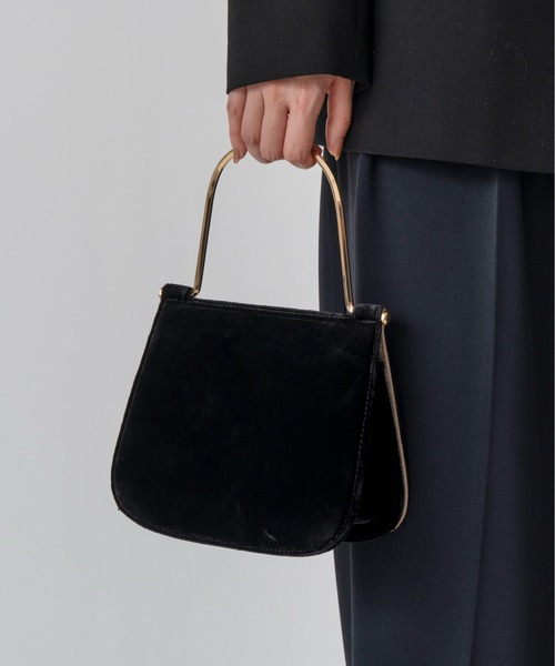 LE VERNIS(ル・ベルニ)の「LE VERNIS(ル・ベルニ)Metal handle minibag(ハンドバッグ・レディース・ブラウン/パイソン/ブラック・FREE)」の2枚目の写真