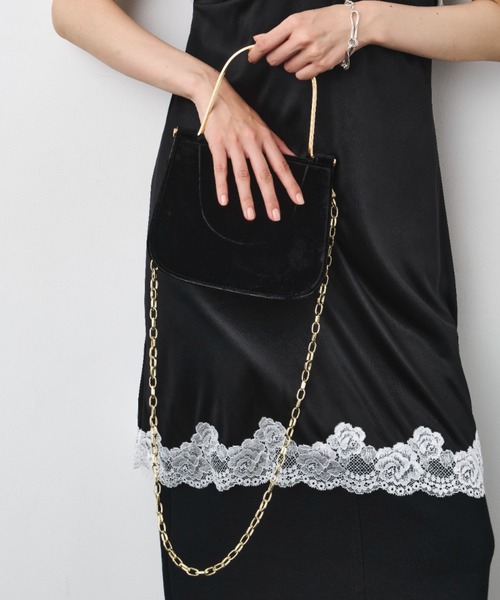 LE VERNIS(ル・ベルニ)の「LE VERNIS(ル・ベルニ)Metal handle minibag(ハンドバッグ・レディース・ブラウン/パイソン/ブラック・FREE)」の19枚目の写真